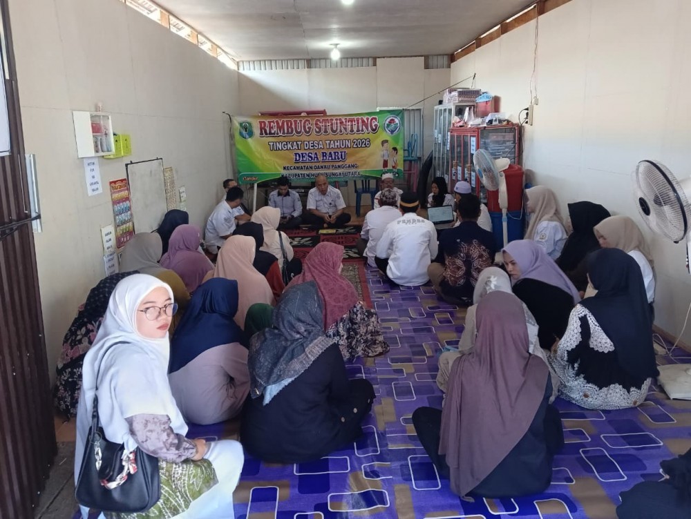 Pemerintah Desa Baru Laksanakan Rembug Stunting sebagai Komitmen Percepatan Penurunan Stunting