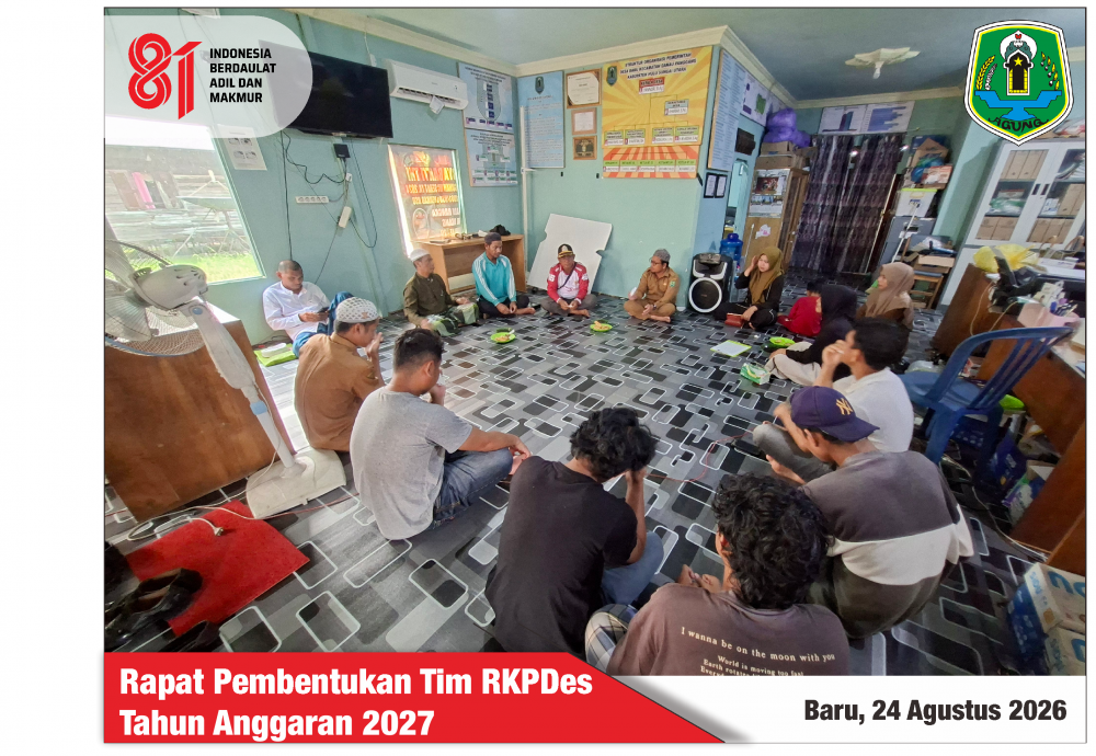 Musyawarah Pembentukan Tim Penyusun RKP Desa Tahun Anggaran 2027