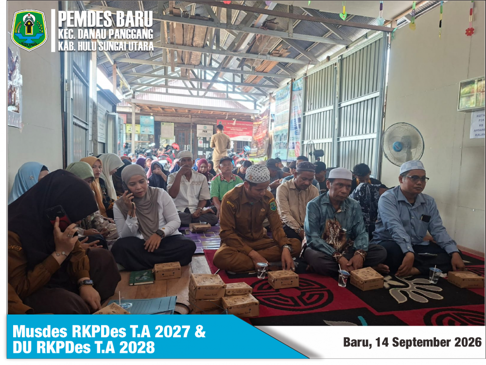 Musyawarah RKP Desa Tahun Anggaran 2027 dan DU-RKPDes Tahun Anggaran 2028 Desa Baru