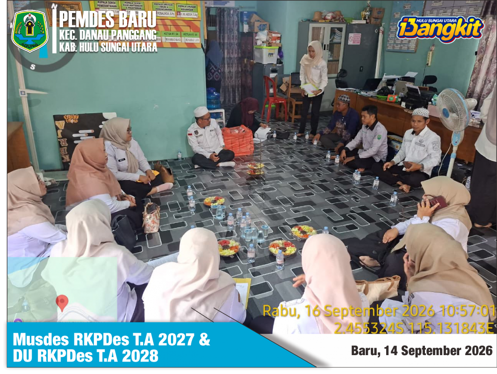 Monitoring dan Pembinaan Desa oleh DPMD Kabupaten Hulu Sungai Utara