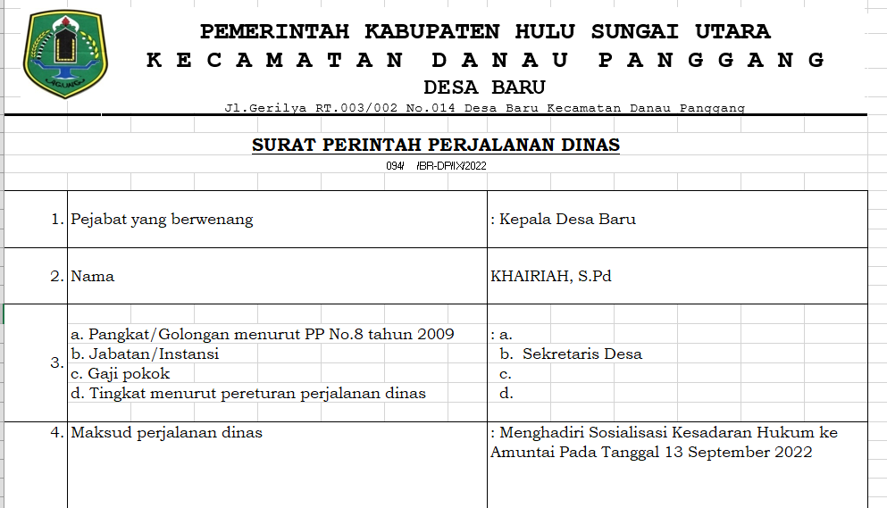 TUTORIAL MEMBUAT SPPD DENGAN CEPAT DAN MUDAH